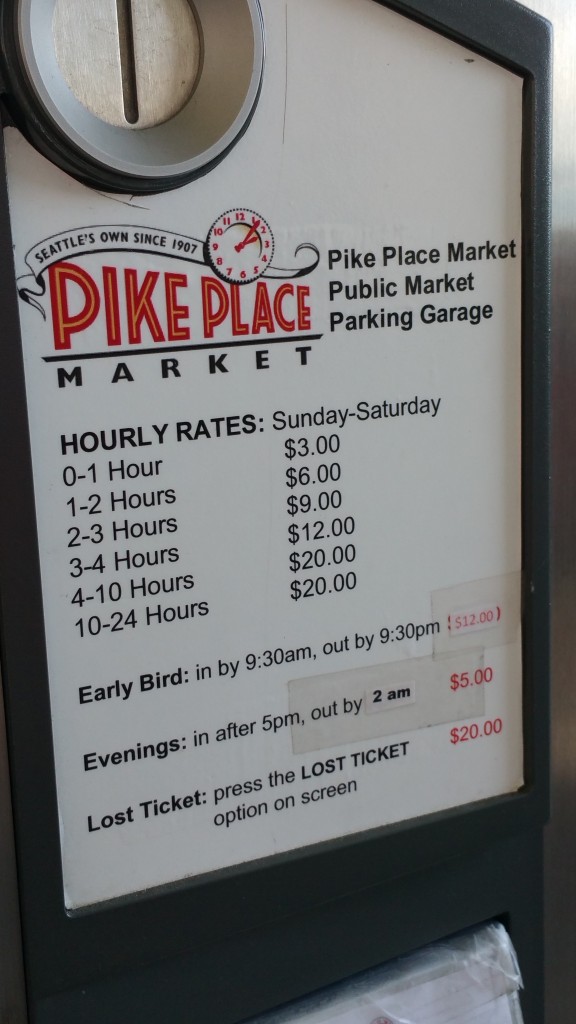 Parking @ Pike Place