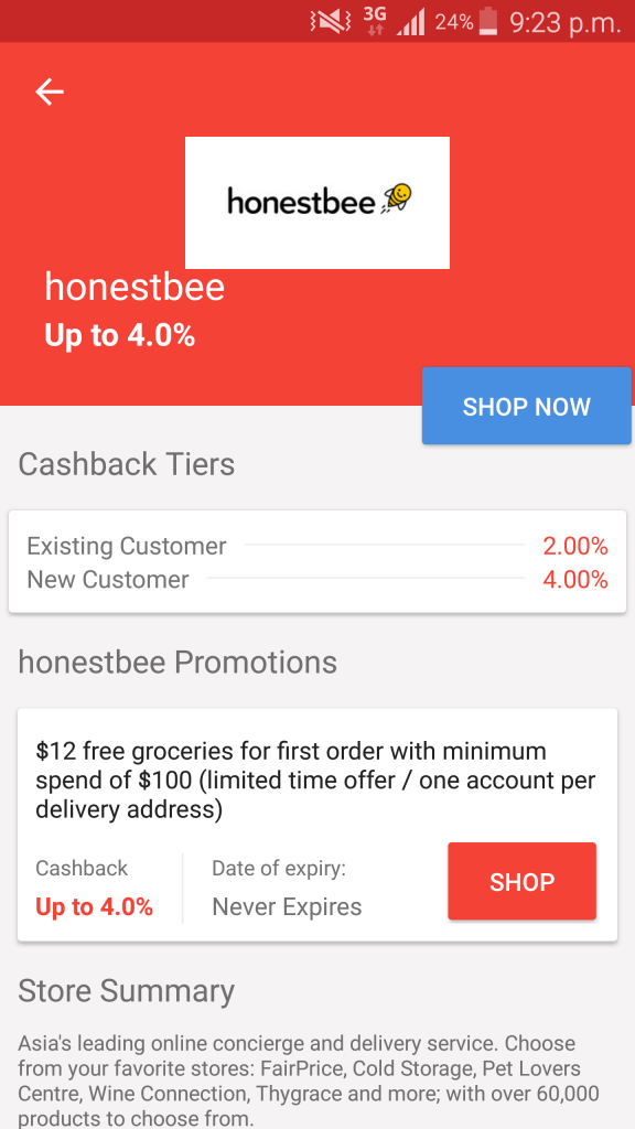 honestbee grocery concierge
